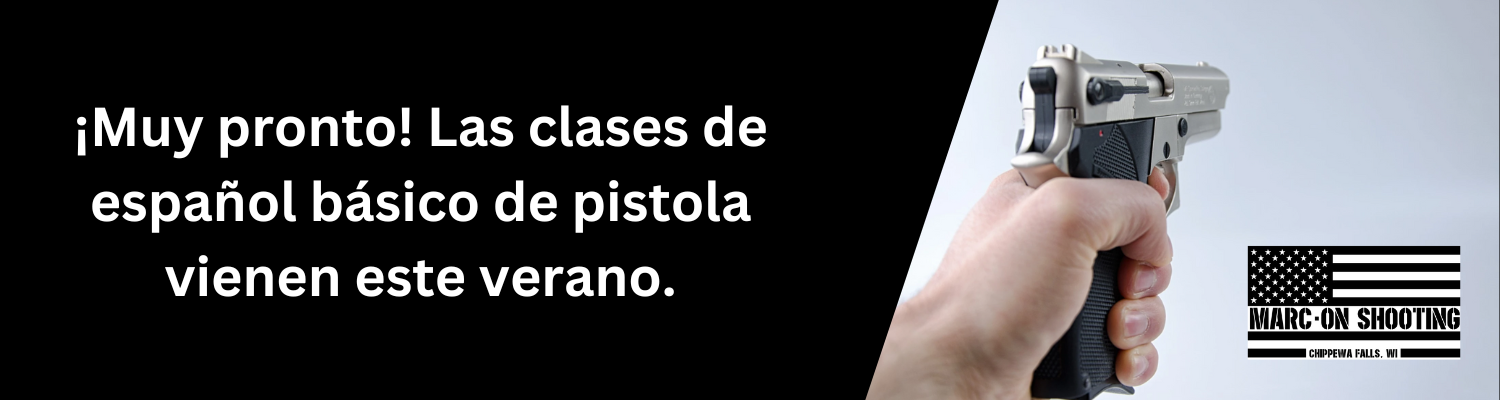 Spanish Basic Pistol classes coming to Marc-on Shooting