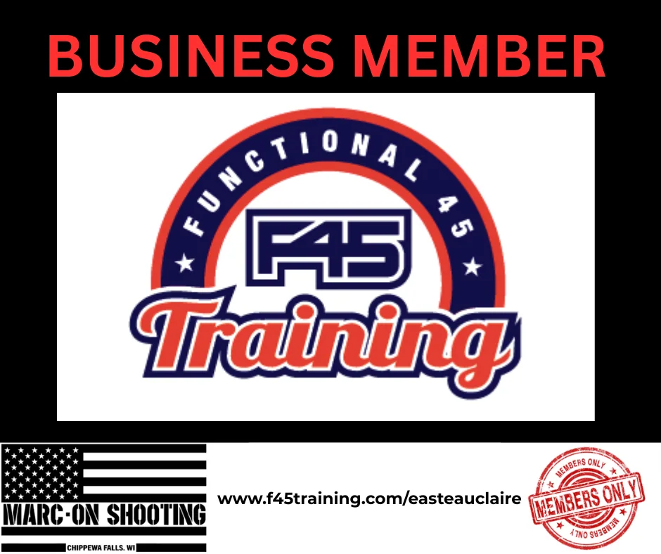 Marc-On business member graphic for F45 Training East Eau Claire