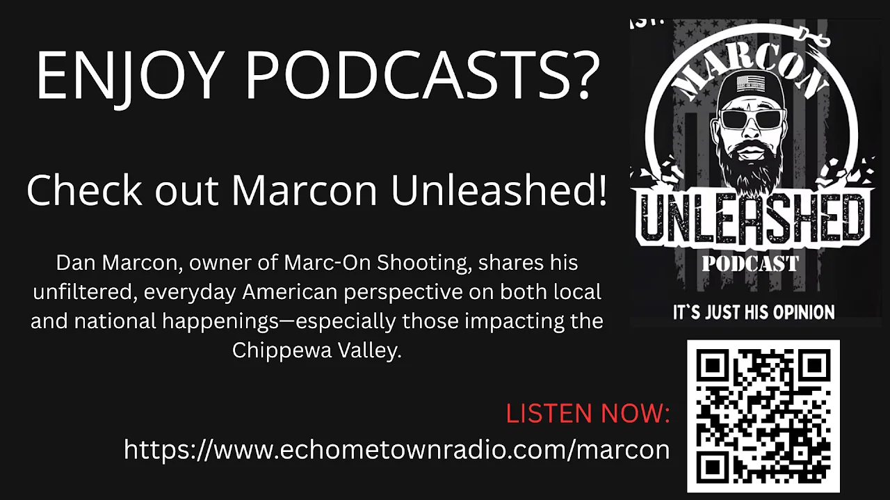 Marc-On graphic for the Marcon Unleashed podcast